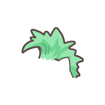 Huge Neon Green Mohawk