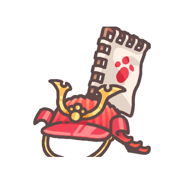 Red War Samurai Helmet